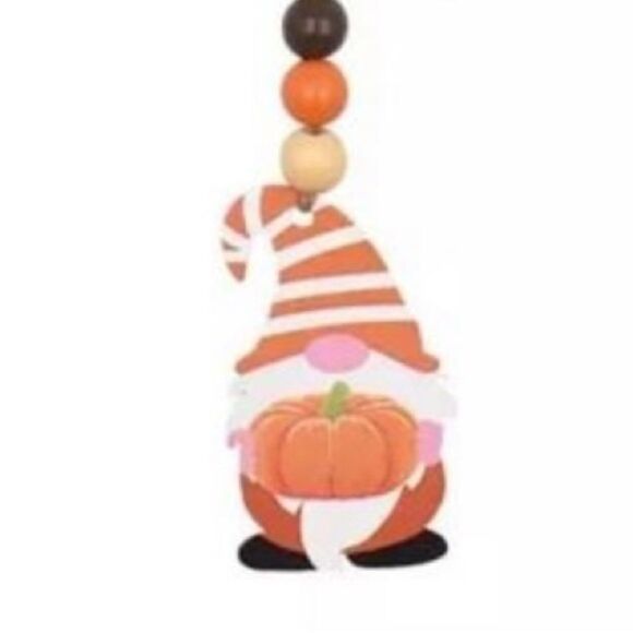 2/$15 TIER TRAY FALL DECOR THANKSGIVING GNOME - Picture 1 of 11